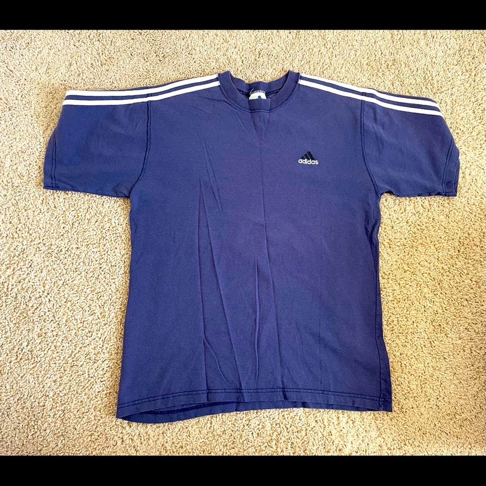 Vintage blue Adidas men’s tee